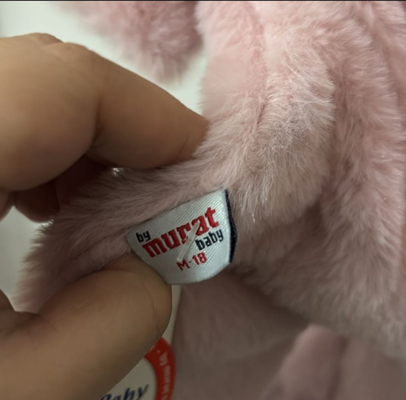 Pembe welsoft Peluş Bebek Kız Tulum 3-6 uyumlu - Görsel 5