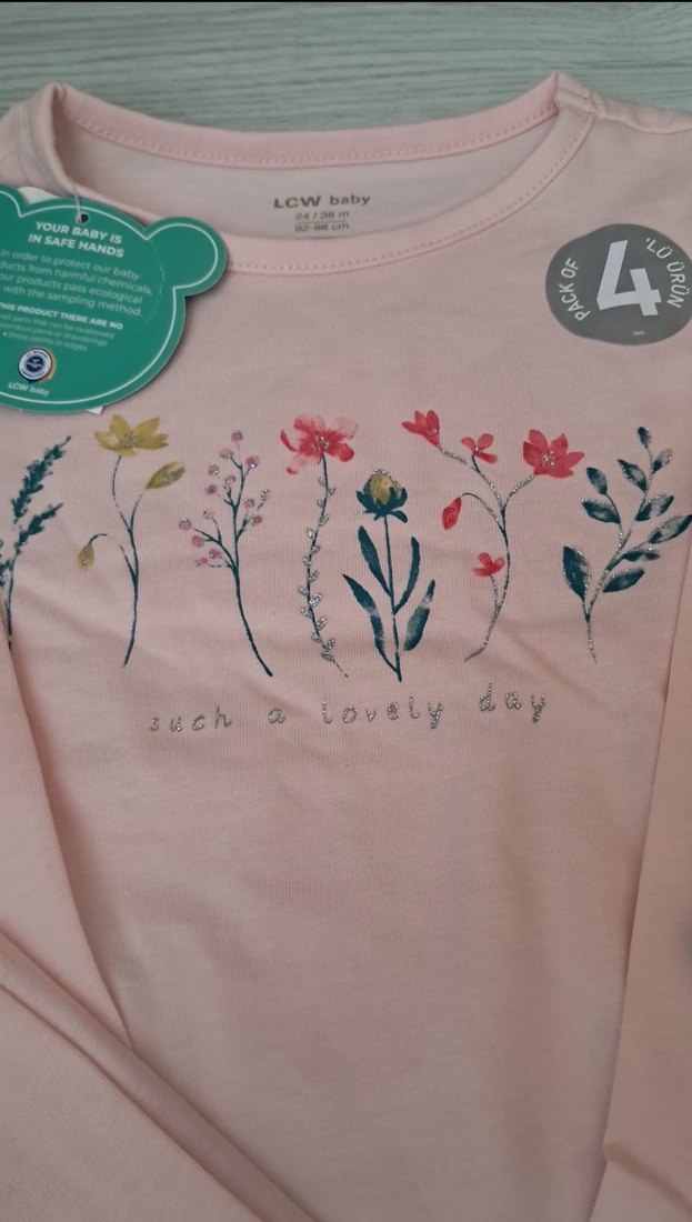 Kız bebek ikili pijama takımı - Görsel 3