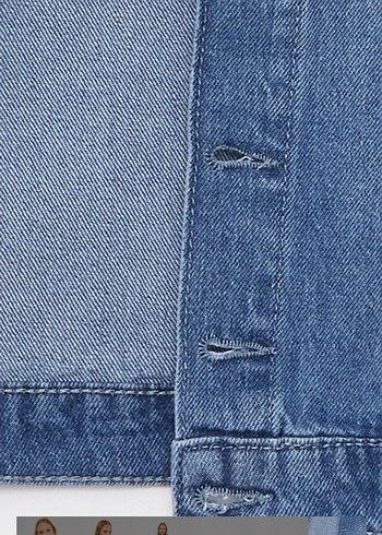 Kız çocuk jean ceket 6-7 yaş - Görsel 2