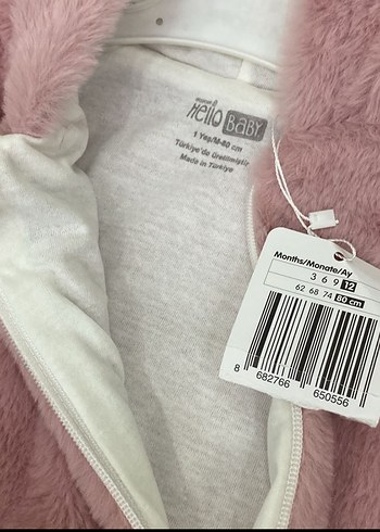 LC Waikiki Welsoft peluş Kız bebek Tulum 9-12