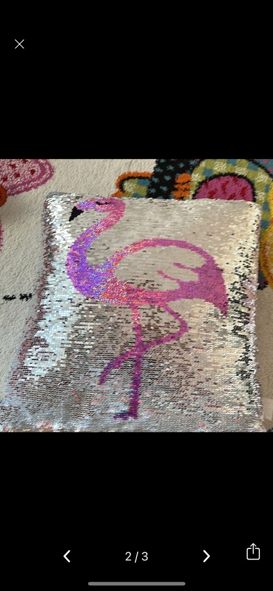 Renkli Bohem Flamingo Desenli Kırlent - Görsel 2