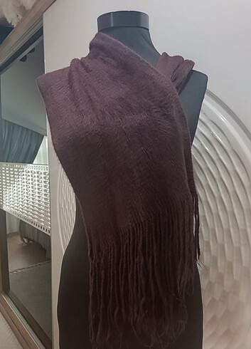 Yumuşacık Püsküllü Atkı
