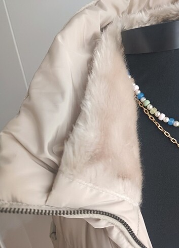 Batik Batik Şişme ve Yakası Peluş Spor Yelek