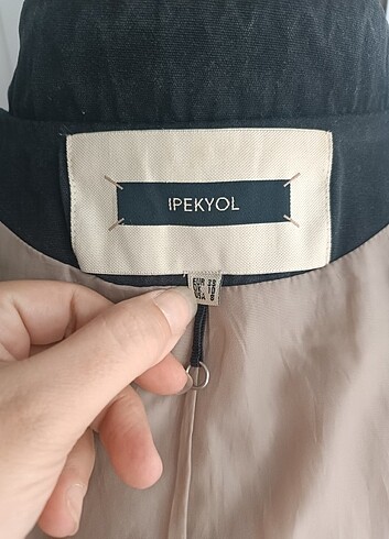 m Beden ten rengi Renk İpekyol Kısa Trençkot