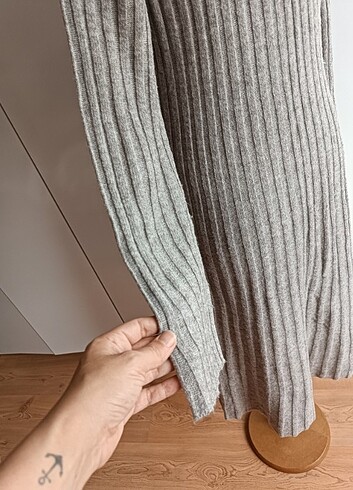 m Beden H&M Yün Karışımlı Uzun Elbise