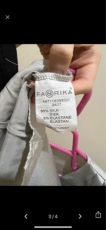 xs Beden İpek Fabrika Bluz y2k