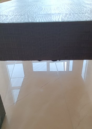Diğer Kahverengi Deri orta sehpa