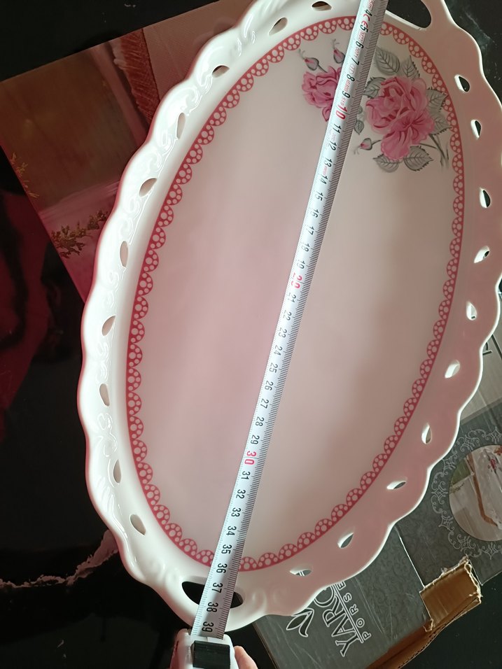 porselen tepsi /servis tabağı /kayikli - Görsel 5