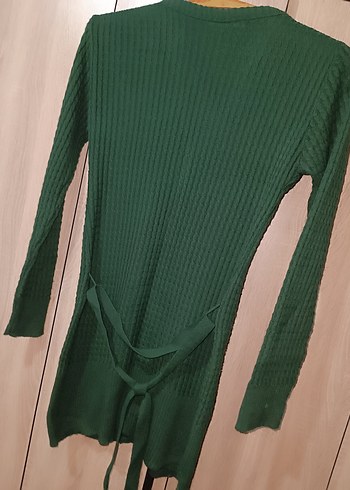 Kadın Yeşil  Hırka - Görsel 2