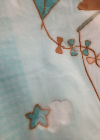 büyük boy bebek battaniyesi kabartma desenli - Görsel 2