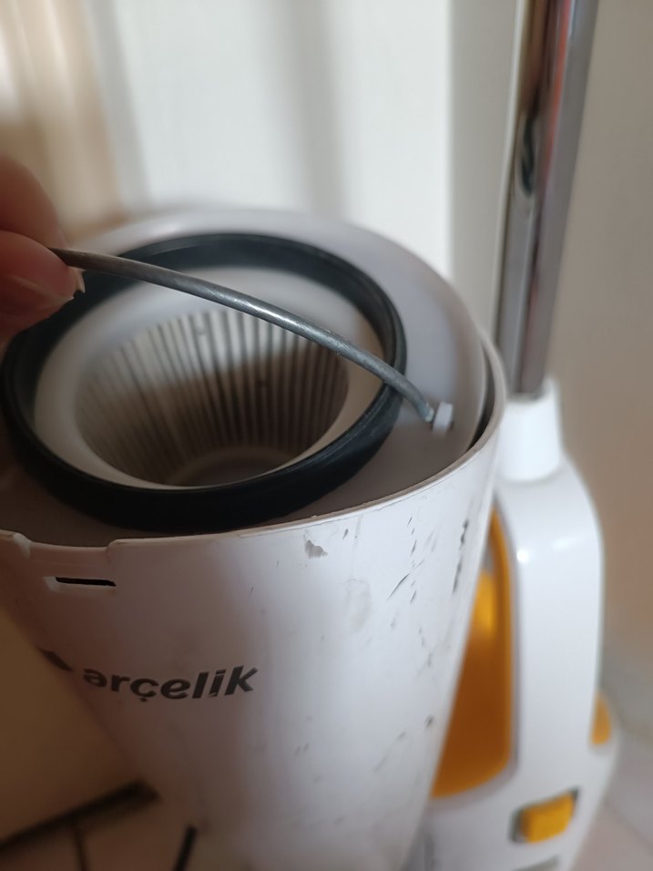 Beyaz Dikey Elektrikli Süpürge - Görsel 3