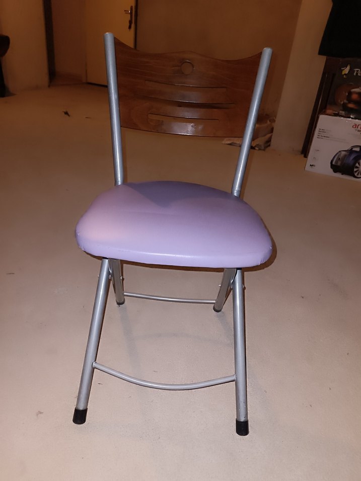 Mor Katlanabilir Sandalye 4adet sandalye - Görsel 3
