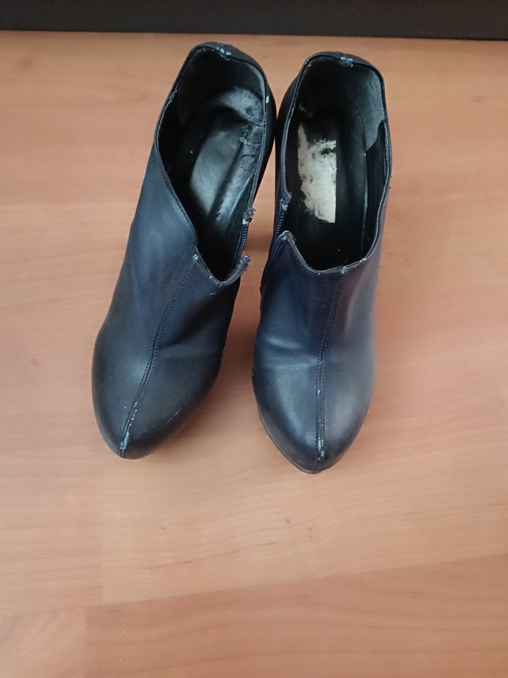 lacivert Topuklu Kadın ayakkabısı - Görsel 3