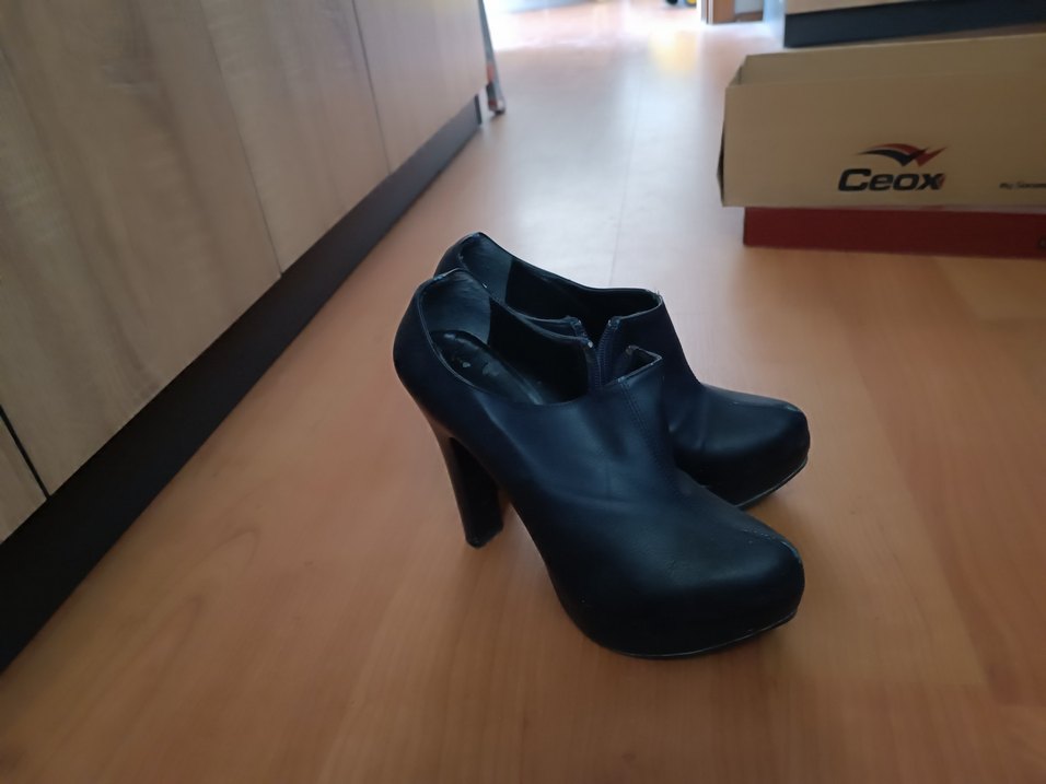 lacivert Topuklu Kadın ayakkabısı - Görsel 2