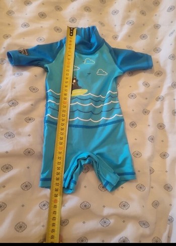 1,5 Yaş Beden Decathlon Renkli Baskılı Erkek Çocuk Mayo