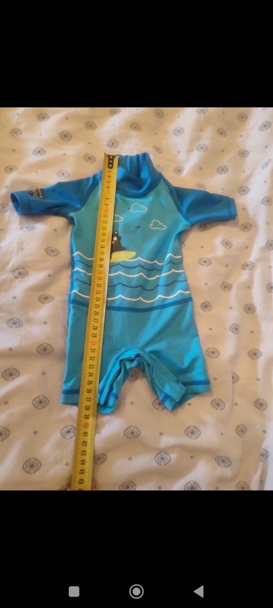 Decathlon Renkli Baskılı Erkek Çocuk Mayo - Görsel 3