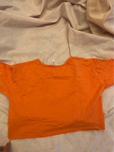 10 Yaş Beden kız çocuk crop tshirt