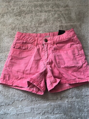 pembe hm kız kot şort
