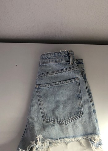 36 Beden mavi zara kadın kot şort