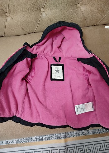 LCW Kız Çocuk Siyah Fermuarlı Mont - Görsel 4