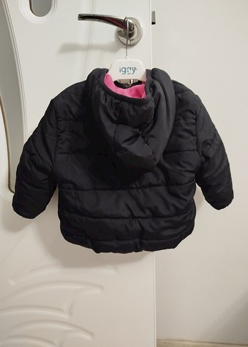 LCW Kız Çocuk Siyah Fermuarlı Mont - Görsel 3