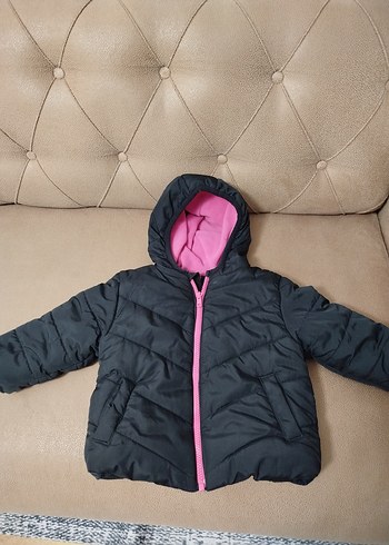 LCW Kız Çocuk Siyah Fermuarlı Mont - Görsel 2