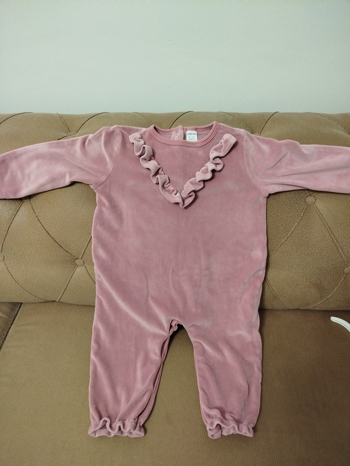 LCW Pembe Fırfırlı Bebek Kız Tulum - Görsel 4