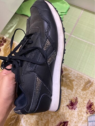 36 Beden siyah Renk Siyah spor ayakkabı