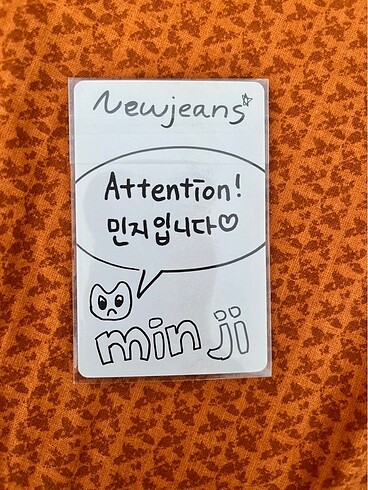  Minji photocard