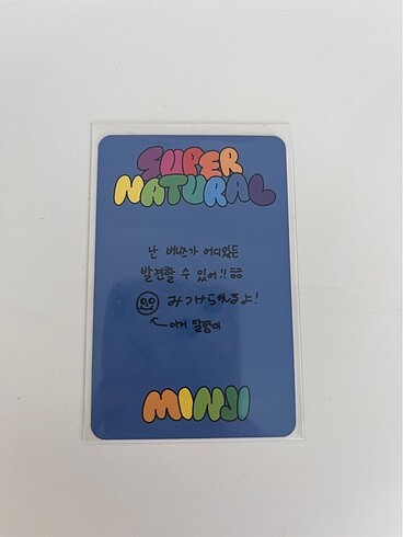 Minji photocard