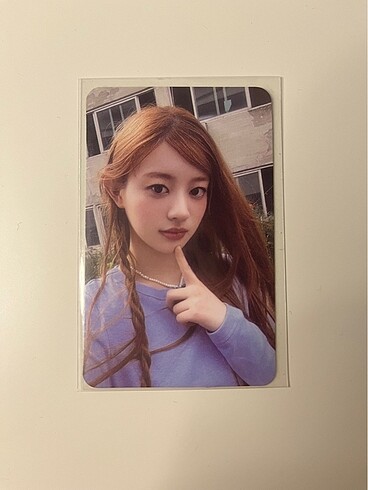İllit minju photocard