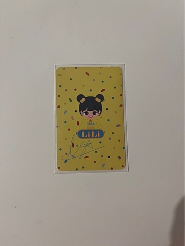  Lisa Orjinal photocard