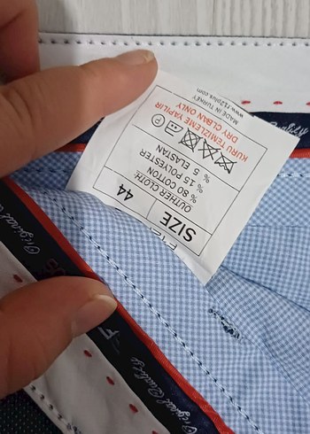 Düğmeli Lacivert Erkek Kumaş Pantolon - Görsel 5