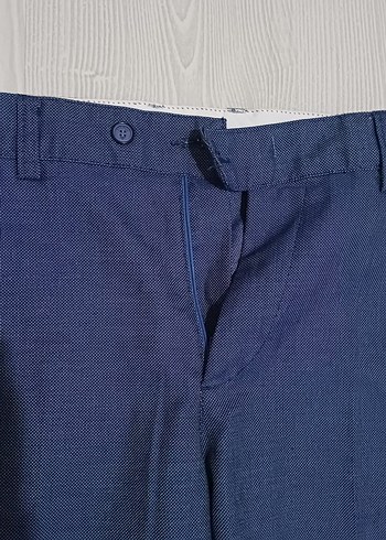 Düğmeli Lacivert Erkek Kumaş Pantolon - Görsel 2