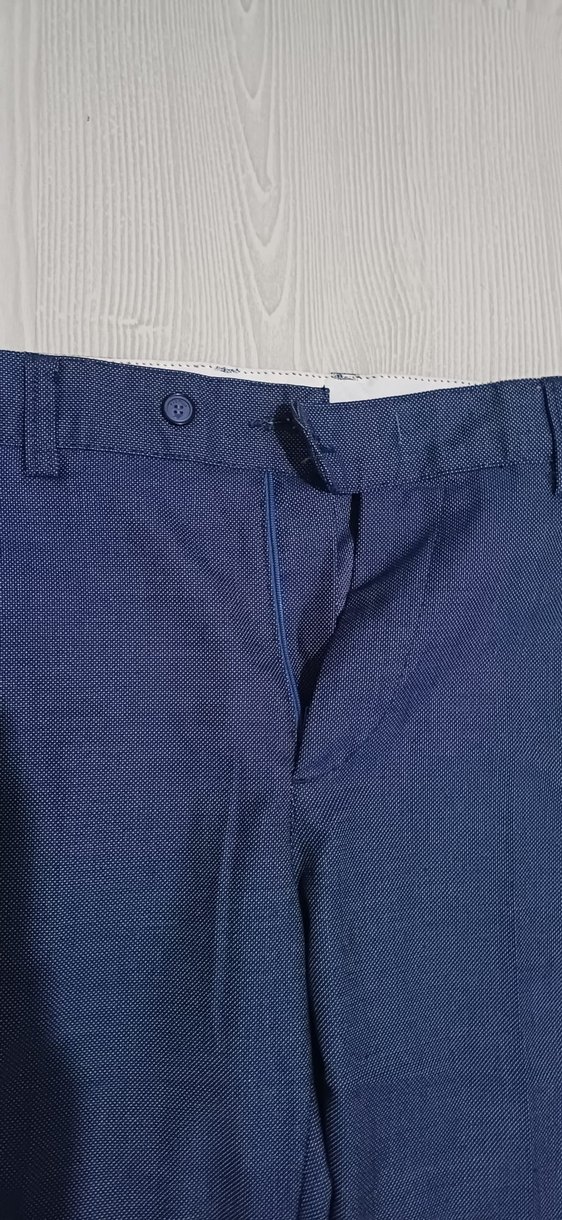 Düğmeli Lacivert Erkek Kumaş Pantolon - Görsel 2