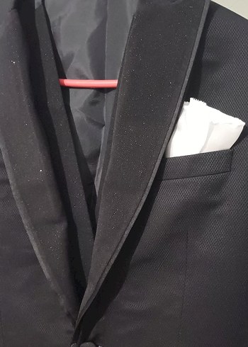 Düğmeli Siyah Erkek Takım - Görsel 2