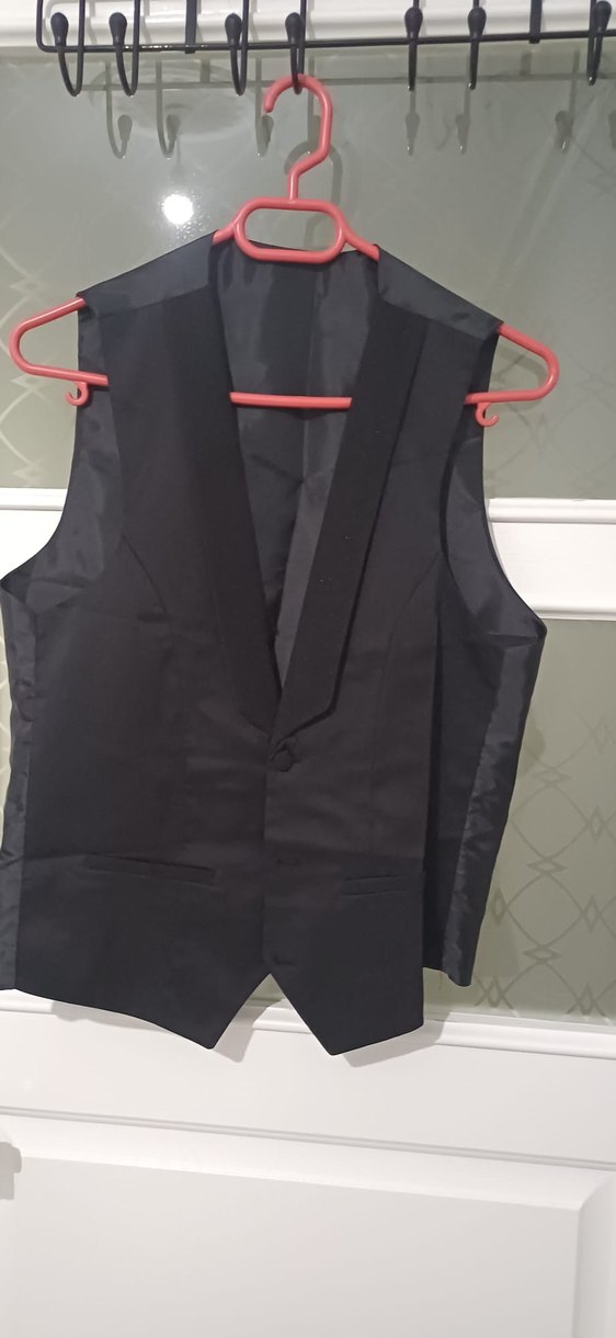 Düğmeli Siyah Erkek Takım - Görsel 4