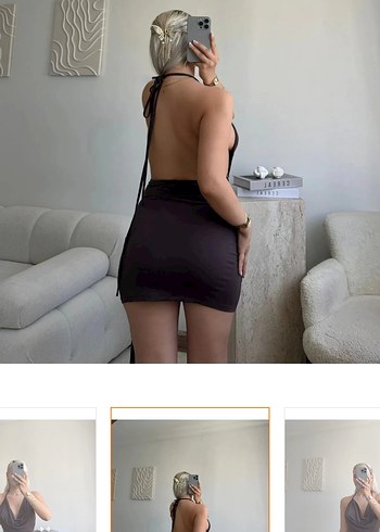 Şık gece elbisesi - Görsel 2