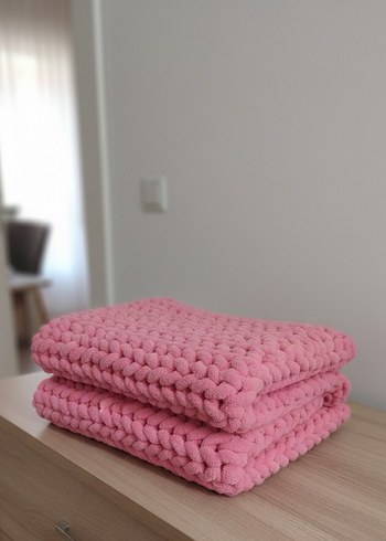 Çocuklar için pufty Örgü Battaniye - Görsel 3