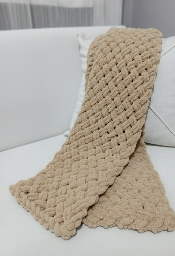 Çocuklar için pufty Örgü Battaniye - Görsel 2