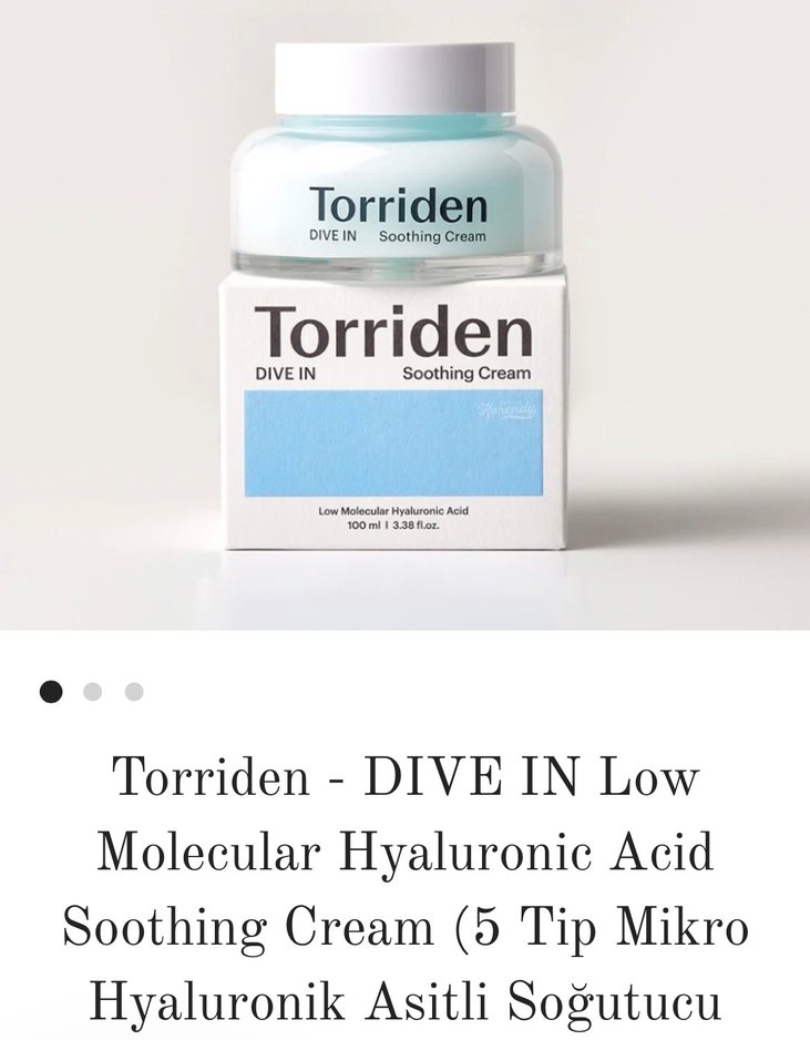 Torriden DIVE IN Yatıştırıcı Krem 100ml - Görsel 4