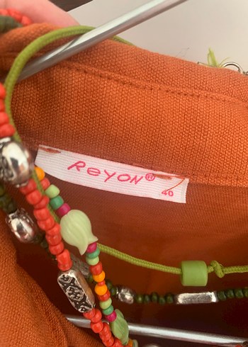 Somon renkli elbise - Görsel 4