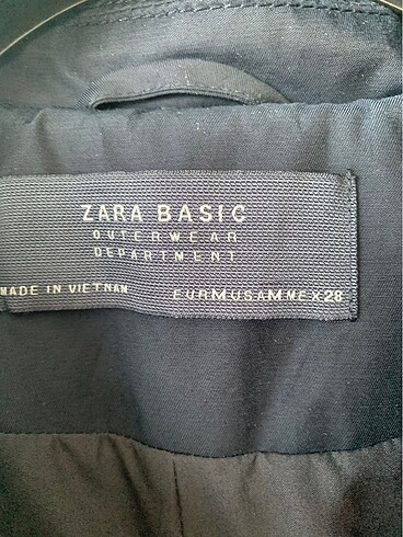 m Beden lacivert Renk Zara trençkot
