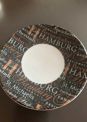 Almanyadan hediye porselen Kahve Fincanı ve Tabağı - Görsel 2