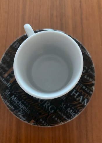 Almanyadan hediye porselen Kahve Fincanı ve Tabağı - Görsel 6