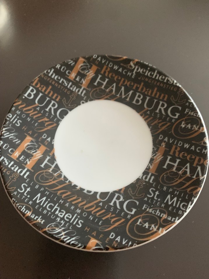 Almanyadan hediye porselen Kahve Fincanı ve Tabağı - Görsel 2