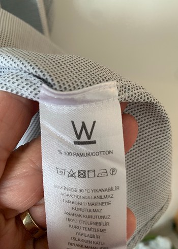 Gri Düğmeli Kısa Kollu Erkek Gömlek - Görsel 7