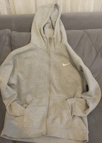 Gri Kapüşonlu nike hırka