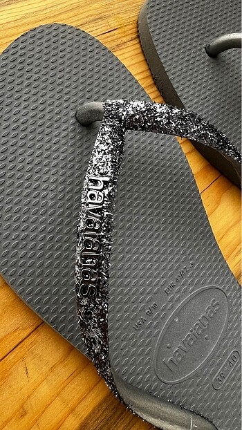 Havaianas HAVAİANAS SİMLİ 38-39-40 no UYGUN SİYAH ANTRASİT TERLİK