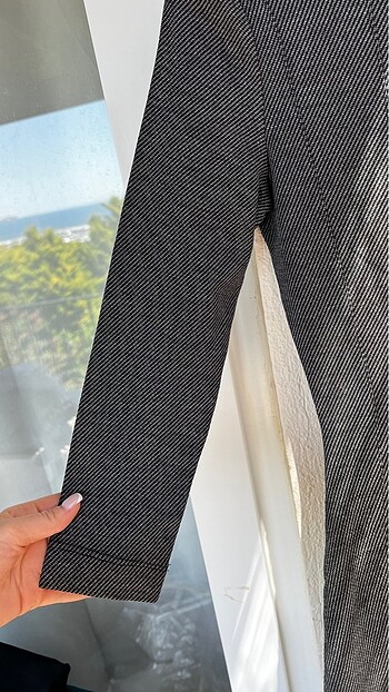 MANGO UZUN KOL FÜME RENK S BEDEN - Görsel 4